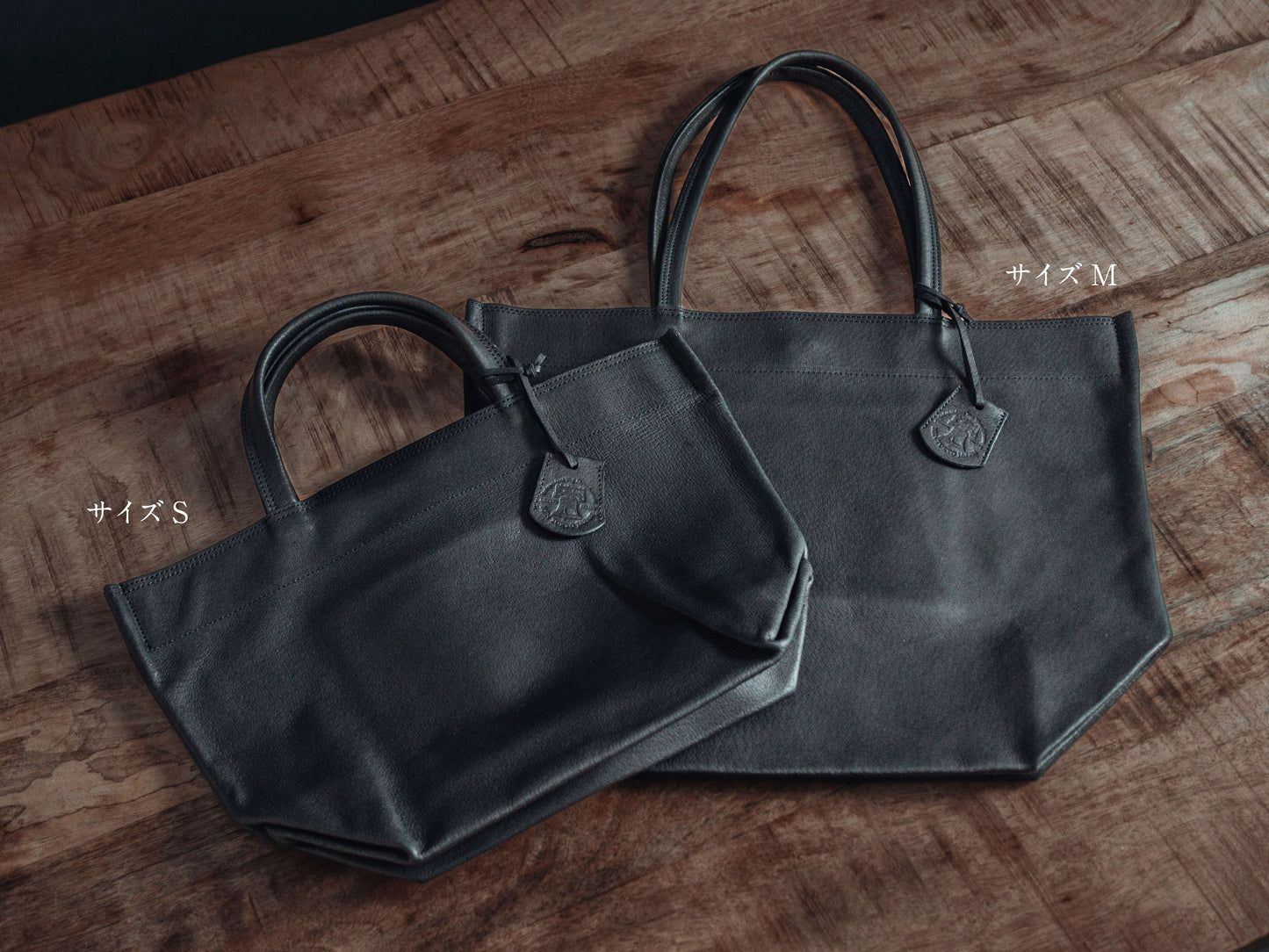 ランチバッグ black MSサイズのサイズ比較