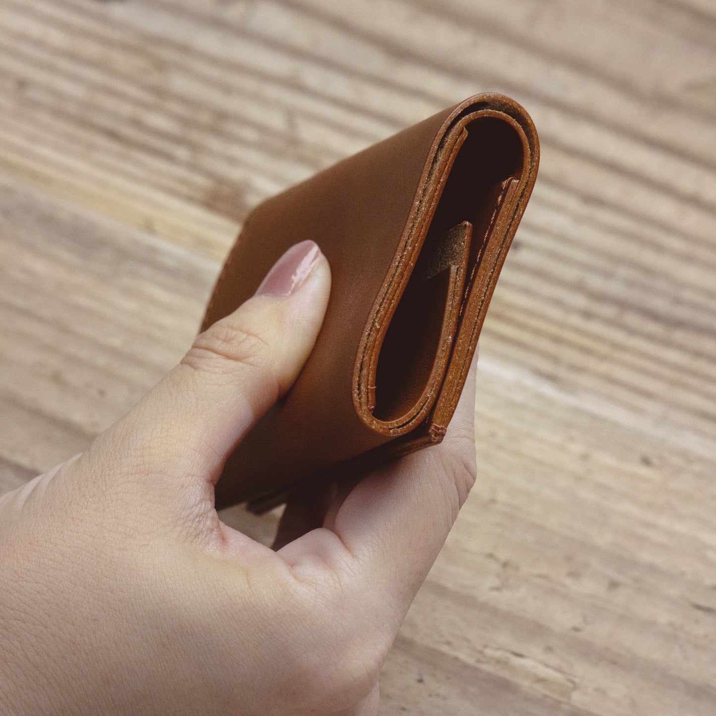 straccio Liscio/Buttero (cognac) |財布