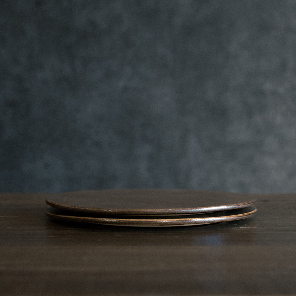 フラットプレート 18cm (茶)