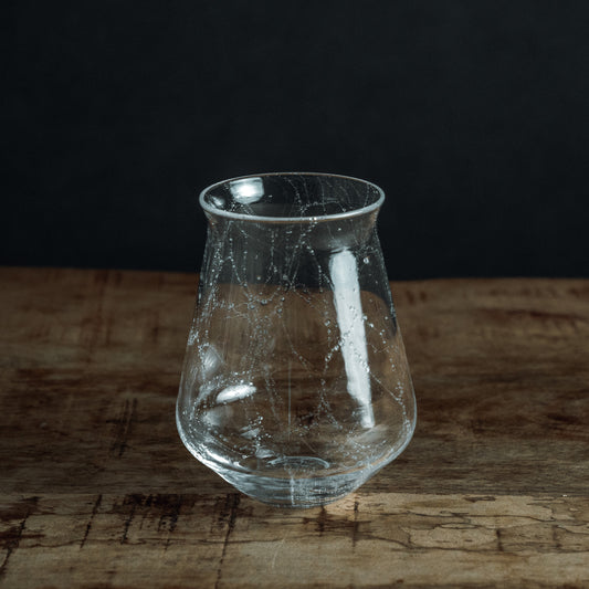 contour glass M クリア 正面から見たクリアグラスの全体像